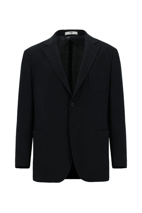Dark Anthracite 6 Drop Regular Fit Standard Cut Wool Sport Italian Jacket
