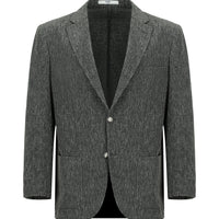 Dark Anthracite 4 Drop Relaxed Fit Patterned Lycra Sport Jacket