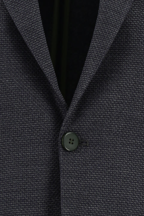 Medium Grey 7 Drop Super Slim Fit Extra Narrow Cut Patterned Sport Jacket