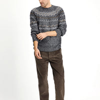 Dark Mink Relaxed Fit Cotton Corduroy Trousers
