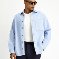 Mavi Uzun Kol Regular Fit Pamuk Denim Gömlek