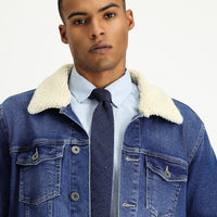 Dark Navy Sport Cotton Denim Jacket/Coat