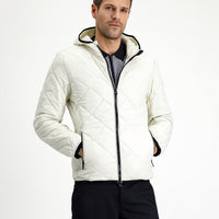 Off-White Hooded Quilted Sport Jacket