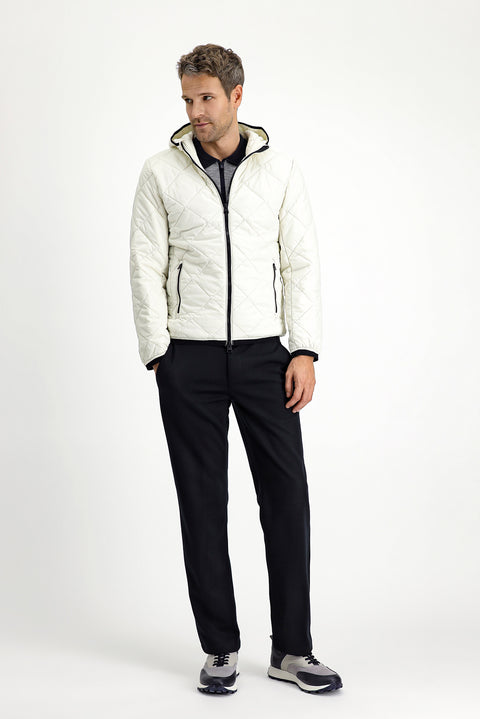 Off-White Hooded Quilted Sport Jacket
