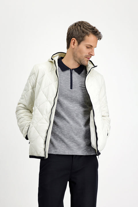 Off-White Hooded Quilted Sport Jacket
