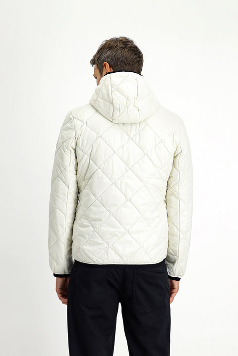 Off-White Hooded Quilted Sport Jacket
