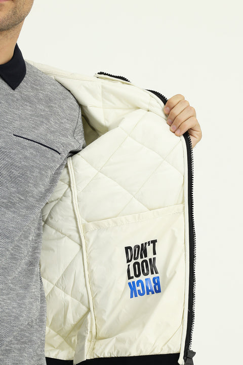 Off-White Hooded Quilted Sport Jacket