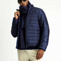 Light Navy Quilted Sport Jacket