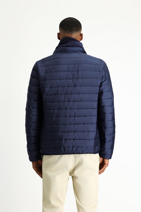 Light Navy Quilted Sport Jacket