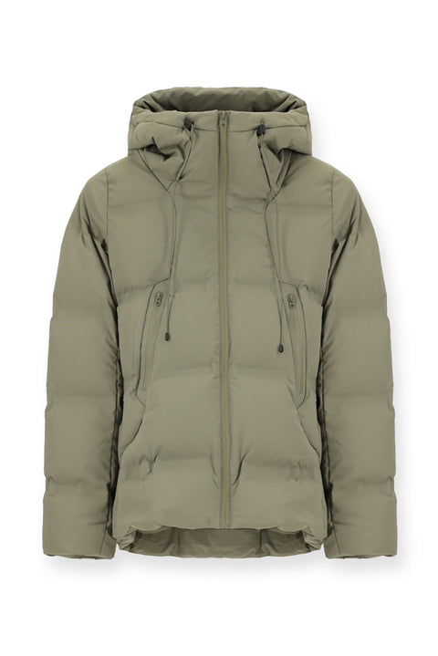 Medium Mink Hooded Puffy Sport Jacket