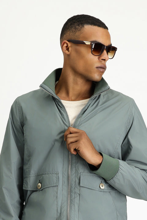 Dark Khaki Seasonal Sport Bomber Jacket