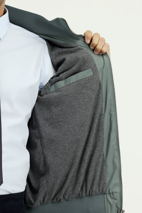 Dark Khaki Seasonal Sport Bomber Jacket