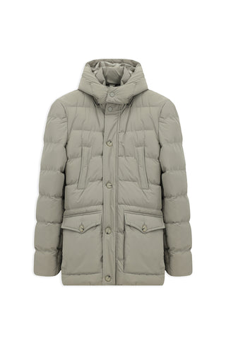  Ta? Slim Fit Dar Kesim Kapü?onlu Cepli Rüzgar Geçirmez Spor ?i?me Mont-Ki??l?
