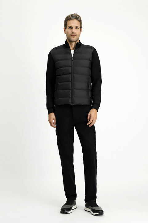 Black Sport Padded Scuba Jacket