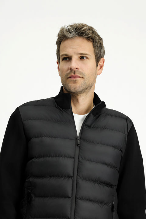 Black Sport Padded Scuba Jacket