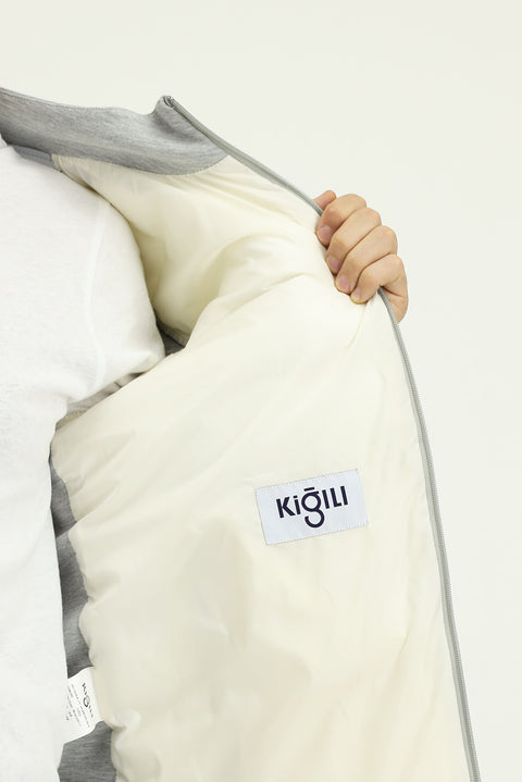 Light Grey Melange Sport Inflatable Scuba Jacket