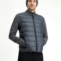 Medium Grey Sport Puffy Scuba Jacket