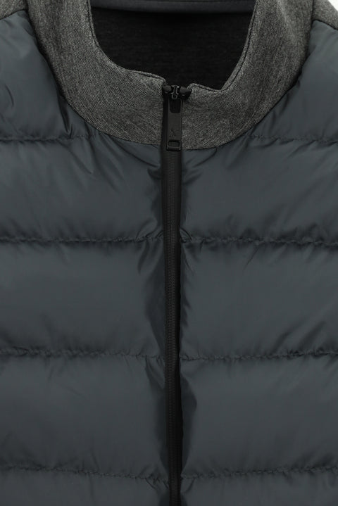 Medium Grey Sport Puffy Scuba Jacket