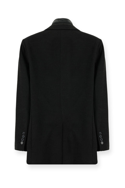 Medium Anthracite Classic Wool Coat