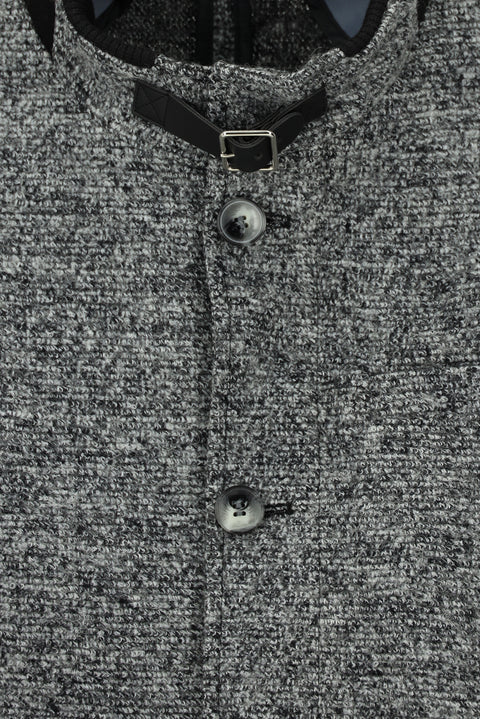 Medium Grey Classic Wool Coat