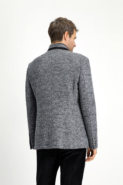 Medium Grey Classic Wool Coat