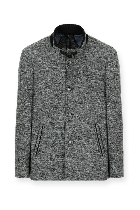Medium Grey Classic Wool Coat
