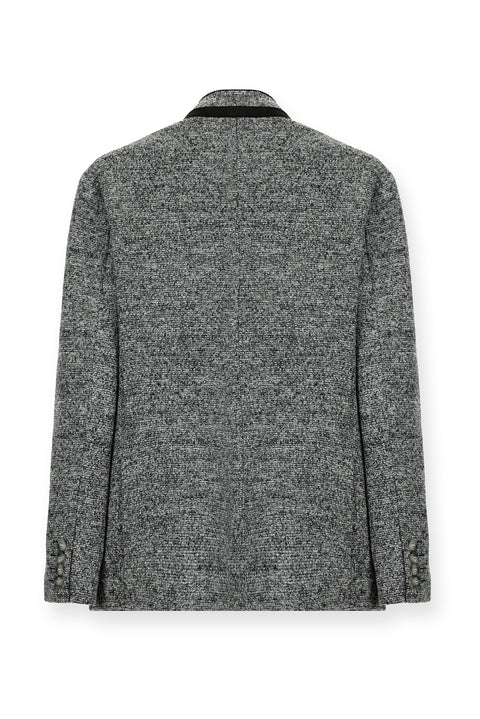 Medium Grey Classic Wool Coat