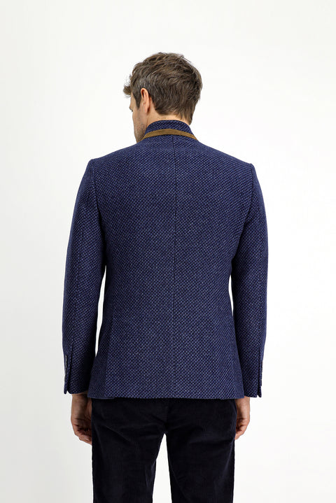 Medium Navy Classic Wool Coat