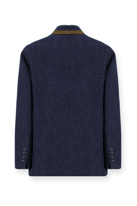 Medium Navy Classic Wool Coat