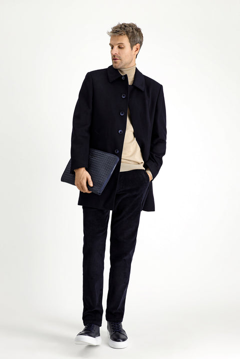 Dark Navy Classic Coat