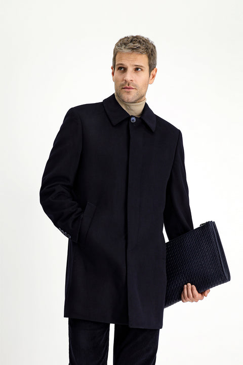 Dark Navy Classic Coat