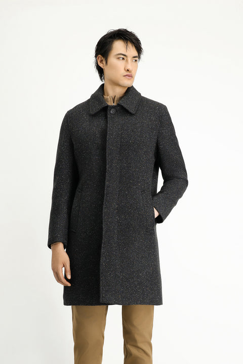 Medium Anthracite Wool Classic Coat