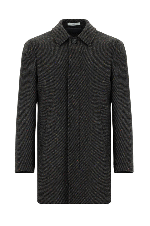 Medium Anthracite Wool Classic Coat