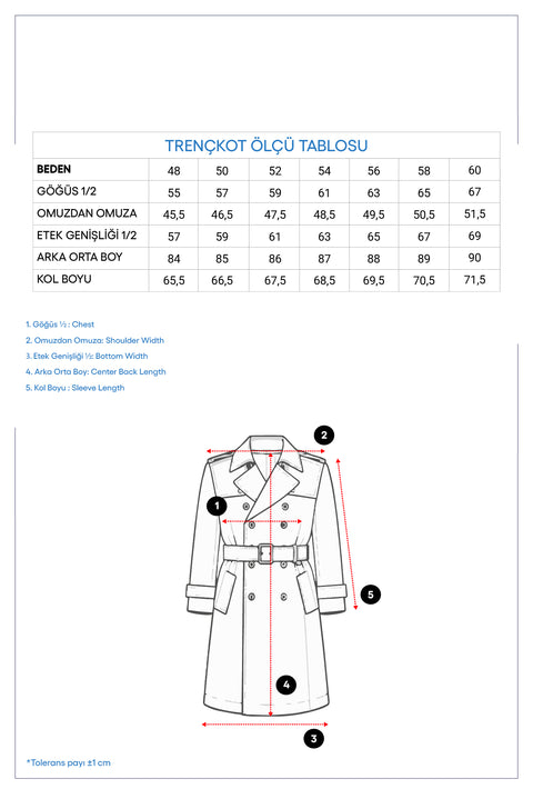 Koyu Vizon Techno-Line Likralı Pardösü & Trençkot