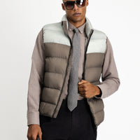 Light Grey Sports Padded Vest with Bag