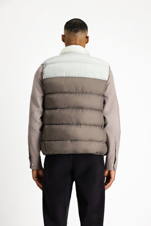 Light Grey Sports Padded Vest with Bag