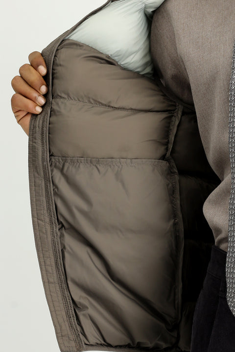 Light Grey Sports Padded Vest with Bag