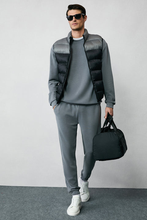 Medium Grey Sports Padded Vest with Bag