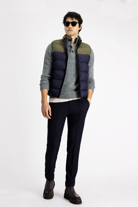 Medium Khaki Sports Padded Vest with Bag