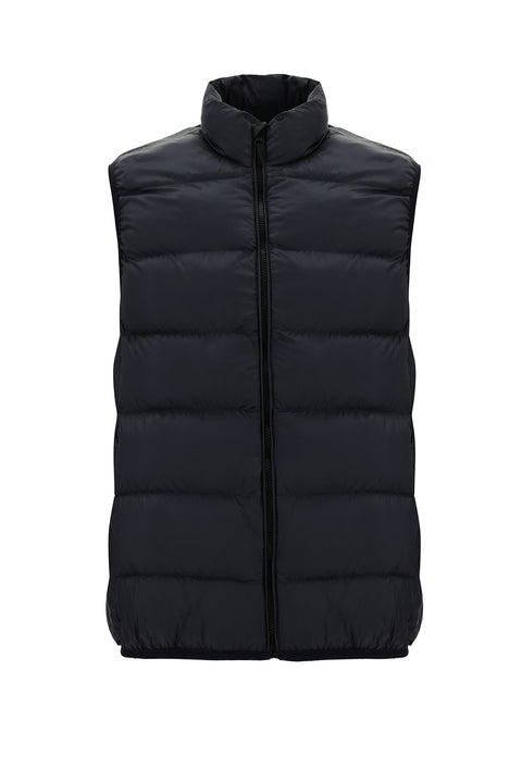 Dark Navy Quilted Sports Padded Vest with Bag