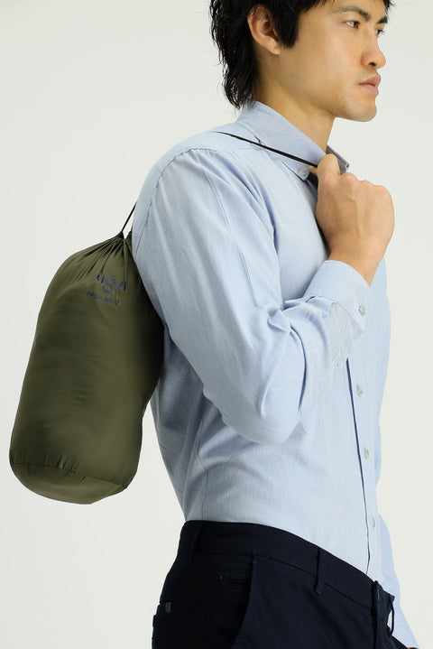Dark Navy Quilted Sports Padded Vest with Bag