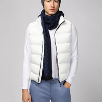 Off-White Quilted Sports Padded Vest with Bag