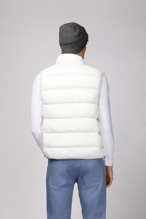 Off-White Quilted Sports Padded Vest with Bag