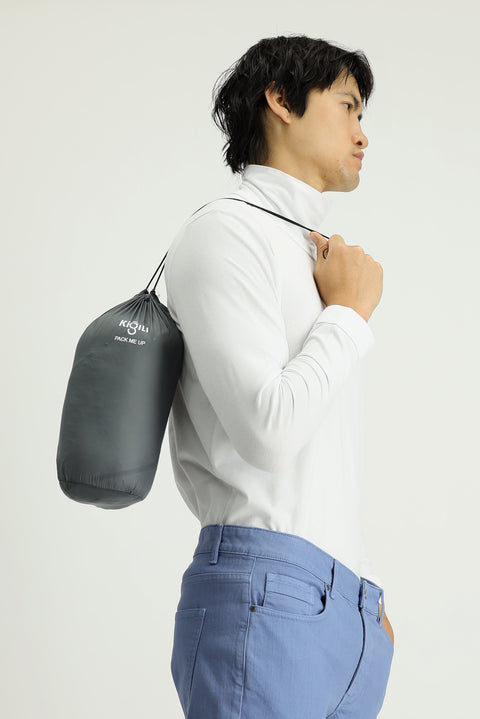 Off-White Quilted Sports Padded Vest with Bag