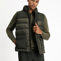 Medium Khaki Sports Padded Vest