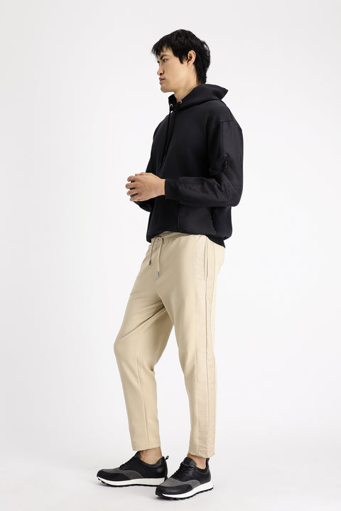 Medium Beige Cotton Cargo Pocket Sweatshirt/Sweatpants