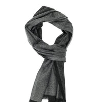 Black Patterned Scarf