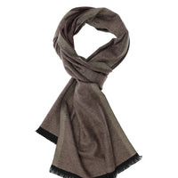 Light Burgundy Patterned Scarf