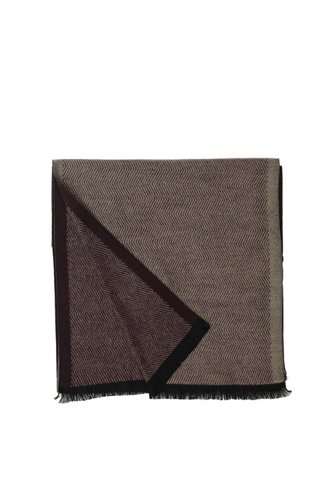 Light Burgundy Patterned Scarf