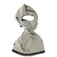 Light Mink Patterned Scarf